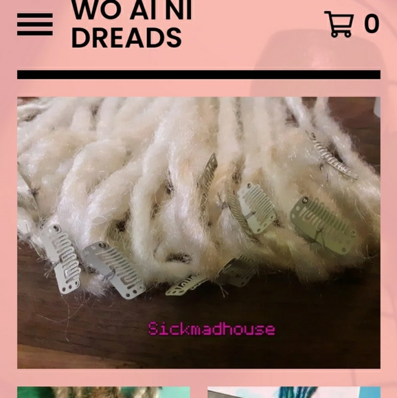 Now on Bigcartel Synthetic Dreads Dreadlocks - Picture 1 of 7